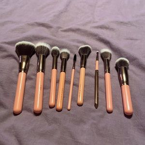 9 piece luxie beauty makeup brush set